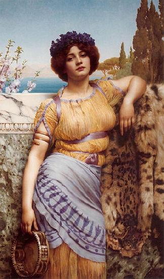 John William Godward Ionian Dancing Girl Germany oil painting art